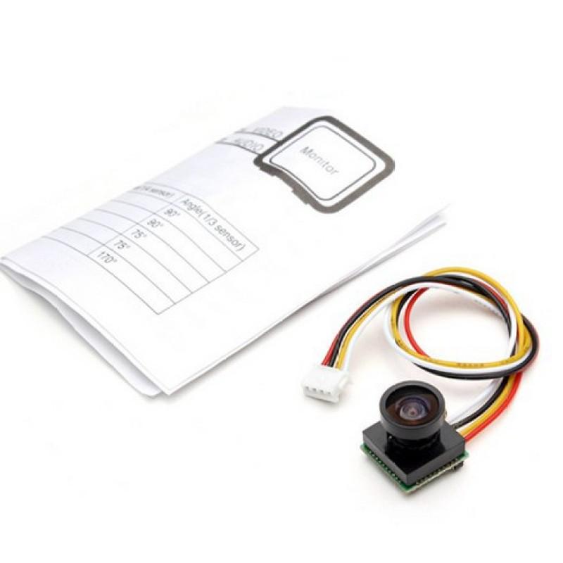 600TVL 170 stopni Mini kolorowa kamera wideo FPV Akcesoria do quadcoptera