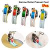 1Pcs Replaceable Narrow Roller Presser Foot Universal Lockstitch Presser Feet Plastic Wheel Sewing Machine Accessories