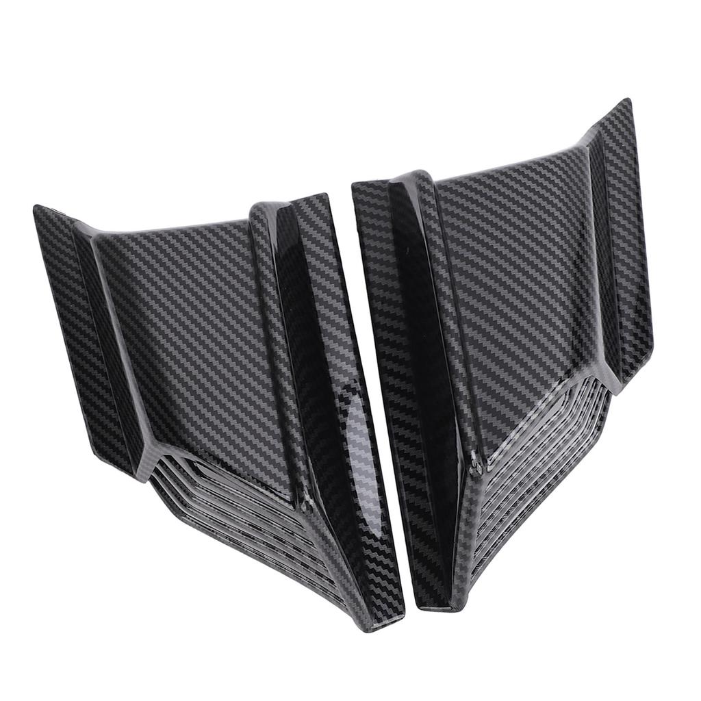 1 Para Motocyklowy Przedni Spoiler ABS Ochrona przed Uderzeniami Boczne Owiewki Skrzydełka dla ADV 160 2019?2024