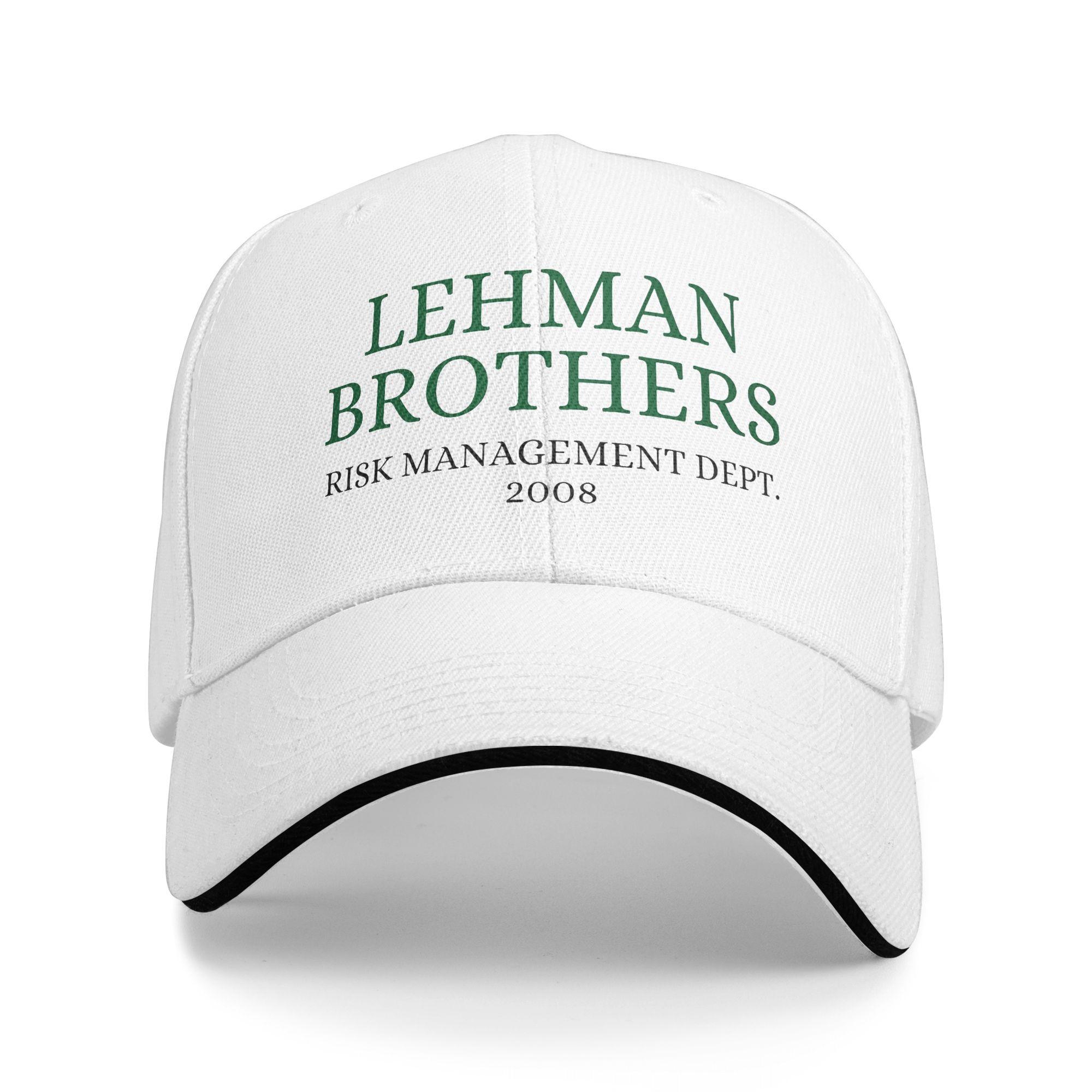 Lehman Brothers Risicobeheer Afdeling 2008 Sandwich Pet Unisex Zonne Petten Verstelbare Snapback Petten Pet Zomer One Size