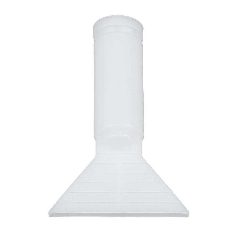 AB Static Mixer Tube Flat Nozzle Adapter External Thread Wide for Industrial Epoxy Resin Adhesive Dispensing Projects