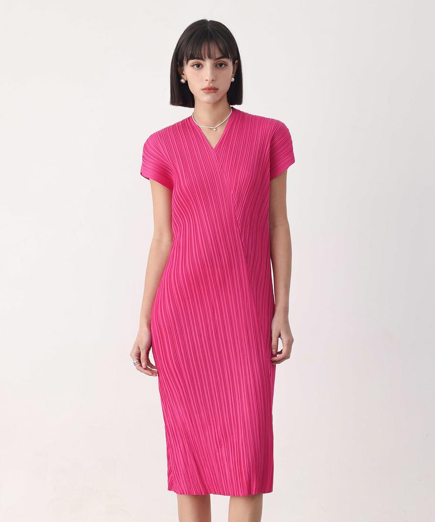 Pleats Mood Vivid Pleated Dress