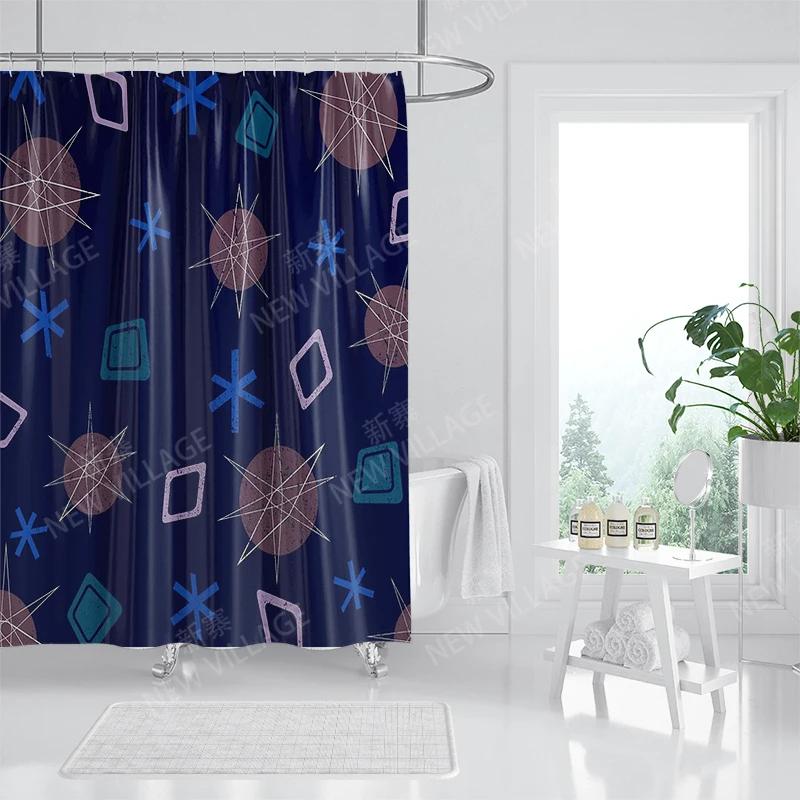 Waterproof Fabric Shower Curtains Bathroom Curtain Accessories Bath Curtain for Shower 180x200 240*200 Boho Decoration Abstract