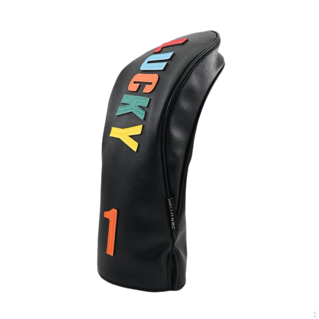 Cute Heascorat Golf Wood Head Cover with Scratch-Resistant