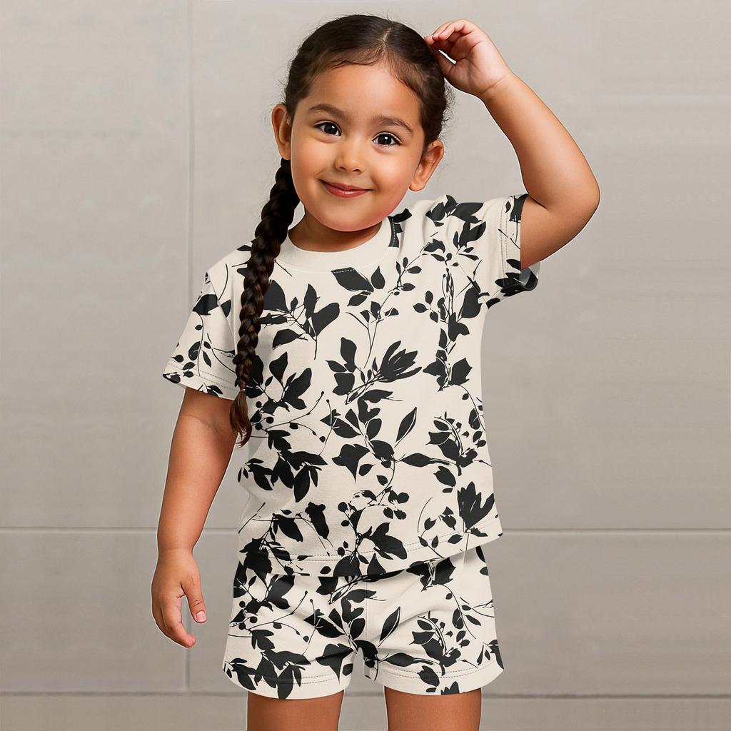 Patriotisches Kinder-Outfit – Kurzarm- und Shorts-Set, 2-teilig, für Jungen und Mädchen