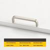Modern Minimalist Pulls Cupboard Dressers Black Gold Silver Cabinet Door Handles Closet Drawer Knobs Kitchen Furniture Hardw
