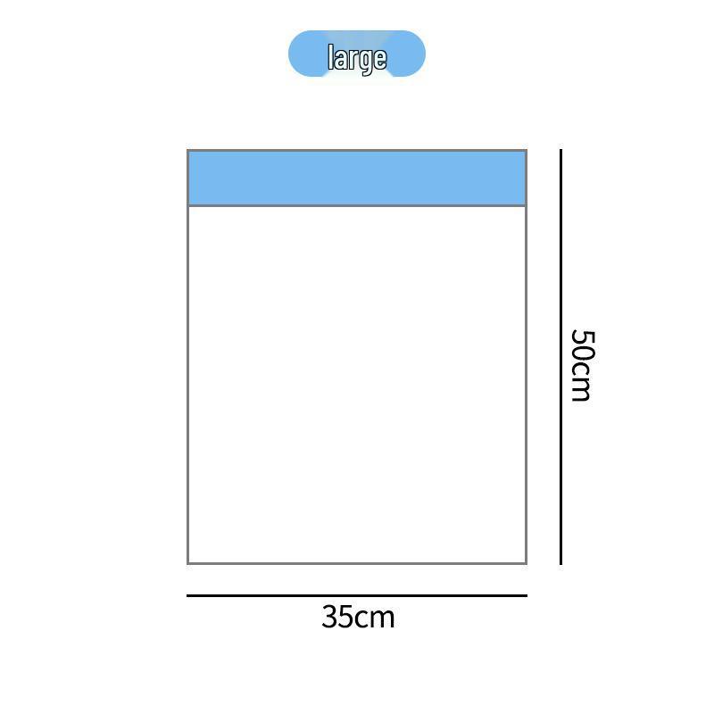 Travel Vacuum Compression Storage Bag - Portable, Transparent, Hand-rolled for Clothes and Pillow