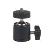 3/8 Metal Rotating Pan Tilt Head with Phone Holder & Tablet Tripod Mount for Live Broadcasts