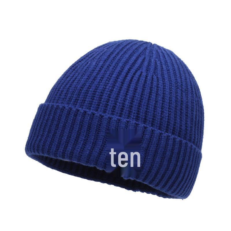 Men's Woolen Beanie for Large Heads - Thick, Warm, Breathable, Sweat-Proof, Ideal for Autumn & Winter