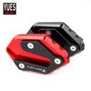 Motorcycle Accessories Kickstand Side Stand Extension Enlarge Plate Pad For Yamaha MT07 MT 07 MT-07 2014-2022