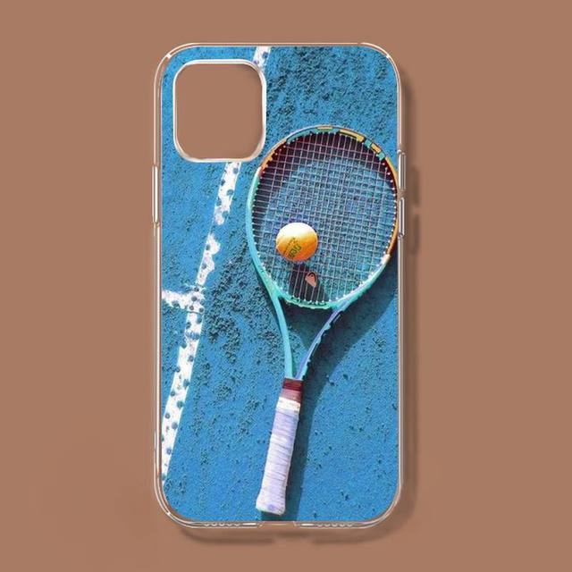 Tennis Print Phone Case For Iphone 11 12 13 Mini Pro Xs Max 8 7 6 6s Plus X 5s Se 2020 Xr Cover