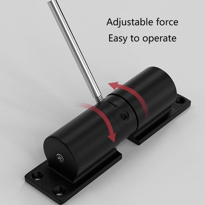 Durable Aluminum Alloy Door Closing Device Adjustable Gate Closing System Door Closure Suitable for Wooden & Fire Doors