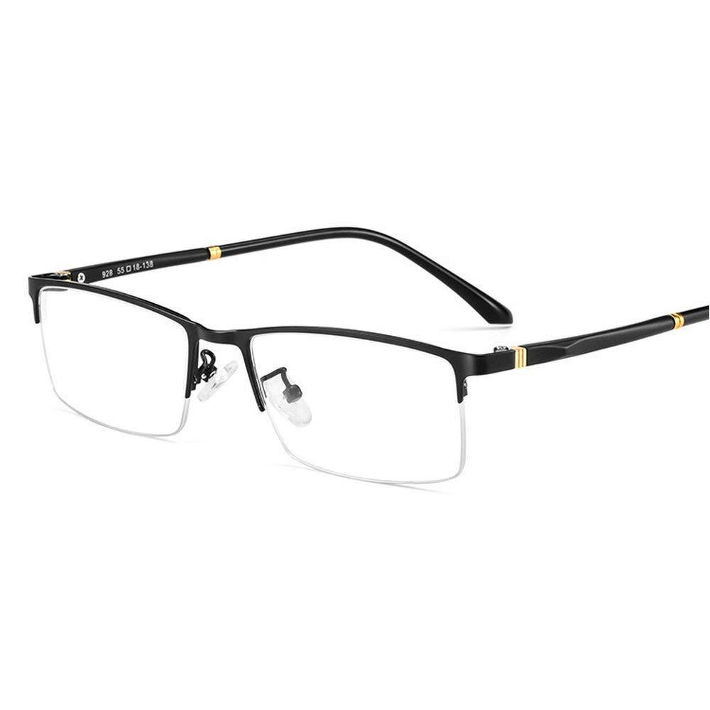 Highend Men's Business Myopia Sun Photochromic Lens Metal Half Frame