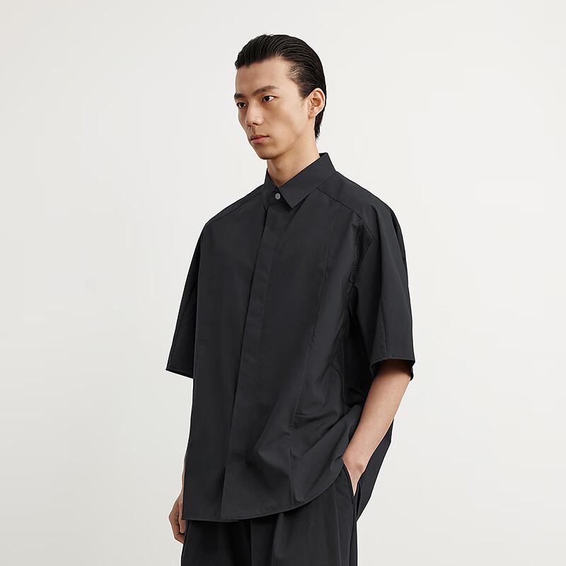 CROQUIS Men's 9P3212280 Relaxed Fit Short-Sleeve Shirt
