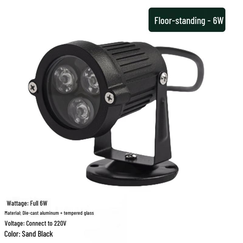 Dream Bubble 6W Outdoor Ground Stake LED Uplight