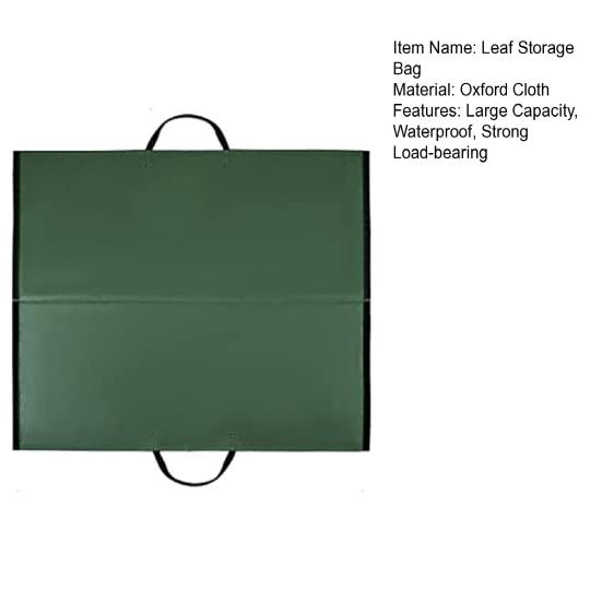 Leaf Storage Bag Portable Waterproof Handle Oxford Cloth Garden Leaves Weed Trash