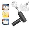 Portable Food Mixer Electric Egg Beater Handheld Wireless Egg Beater  3 Speeds Adjustment Baking Dough Cake Cream Mixer