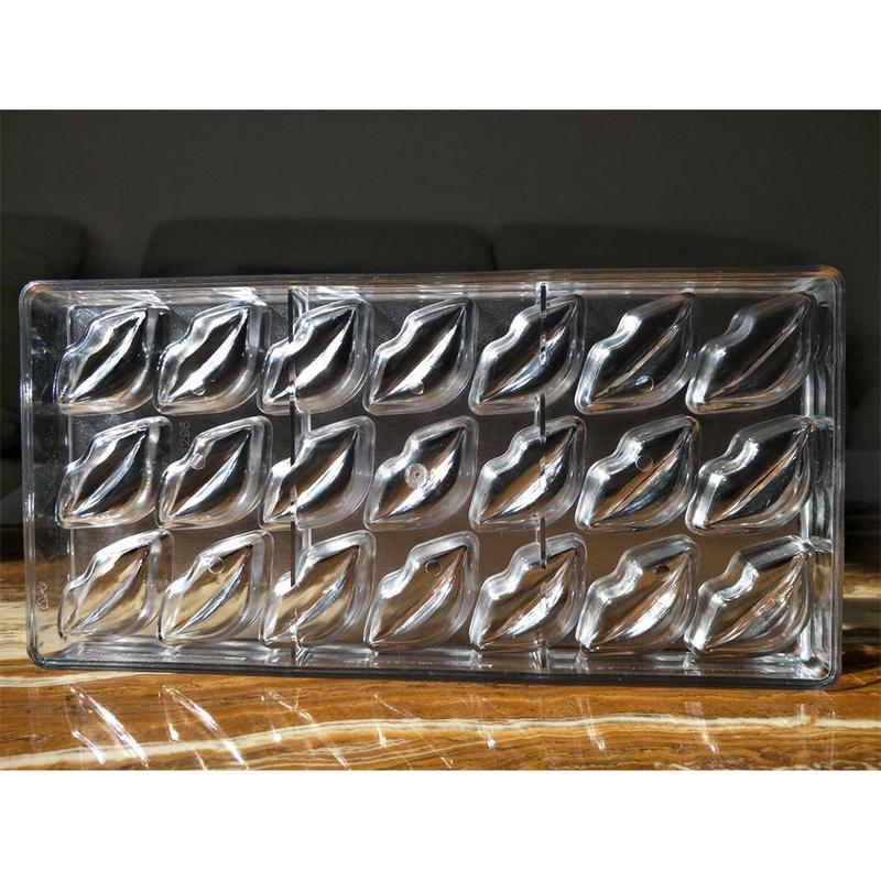 Lip Mouth PC Mould Polycarbonate Hard Plastic Candy Making Chocolate Mold 4.9cm