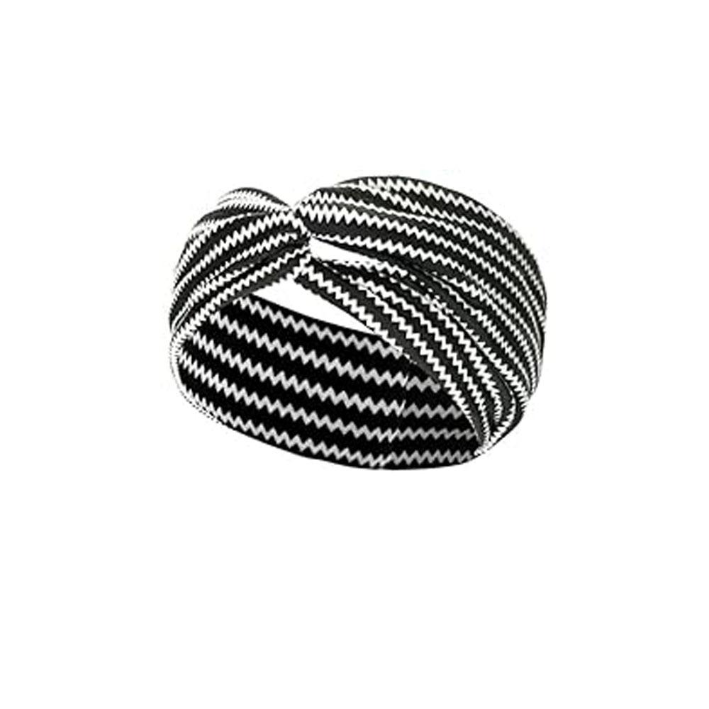 Cashew Flower Headband Sports Running Bohemian Face Wash Makeup Headband Cross Wide-brimmed Headband for Women