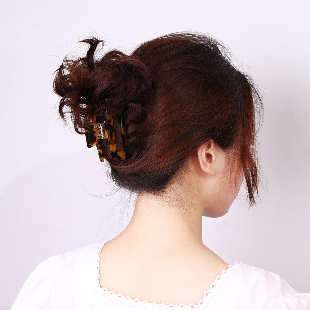 Simple Retro Korean Acrylic Women Hair Claws Bath Clips Crab Clips Hairdress