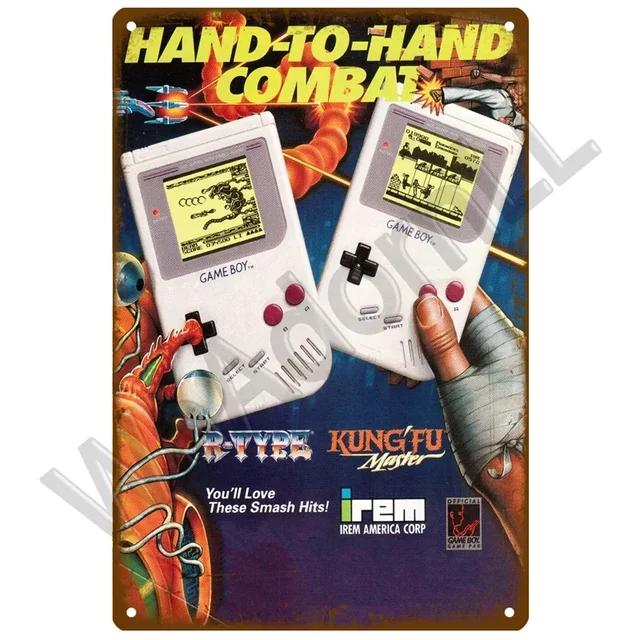 Vintage Tin Sign  Funny Gamer At Work Metal Signs for Home Club Game Room Man Cave  Retro Wall Decor