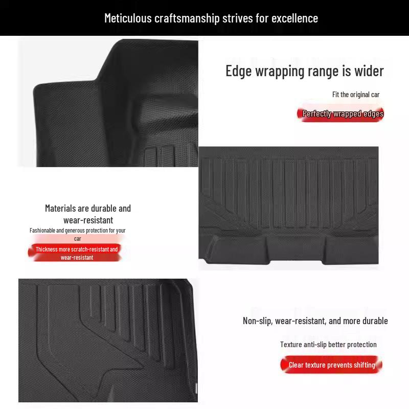 2018-2024 Hyundai Kona All-Weather 3D Floor Mats & Waterproof Trunk Liner