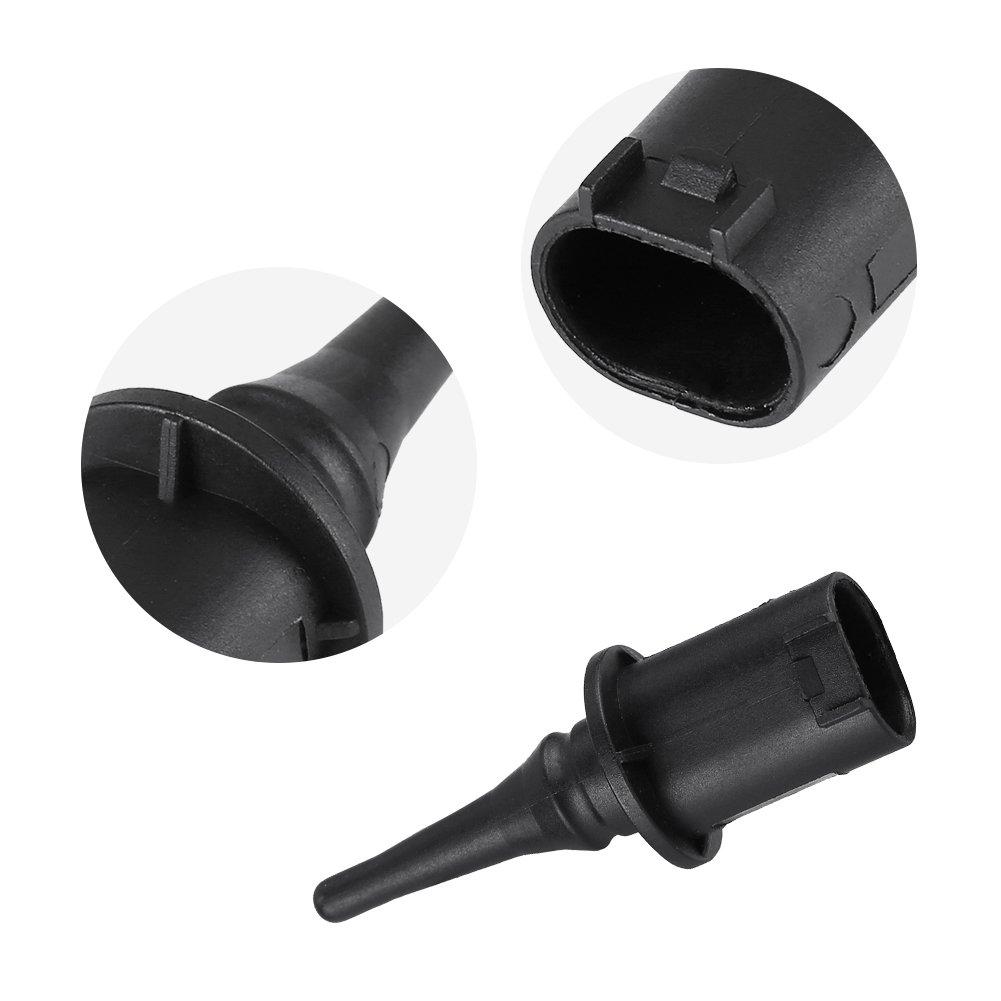 Air Temp Sensor Ambient Outside Air Ambient Air Temperature Sensor for C/CLS/G/E 0005428418/0075421318 Car Outside Plastic Charged Temperature Black
