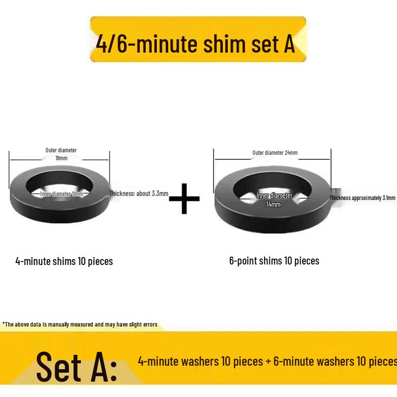 4-Minute Black Rubber Shower Hose with Waterproof Silicone Gasket