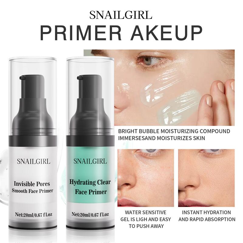 Krem izolujący Krem bazowy pod makijaż 10 ml Trwały nawilżający Wodoodporny Kontrolujący wydzielanie sebum Delikatny nawilżający i rozjaśniający koloryt skóry