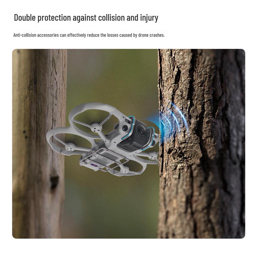 DJI AVATA 360 Aluminum Alloy Gimbal Bumper - Anti-collision, Anti-scratch Lens Protector.