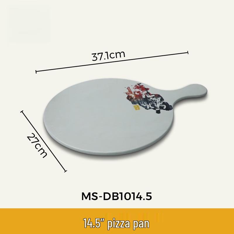 Wuhe 14.5-inch Melamine Round Serving Plate