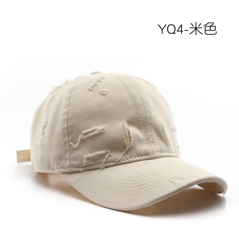 

Japanese men s spring and autumn solid color light board curved brim hole cap outdoor women s travel sports sunscreen baseball cap бежевий