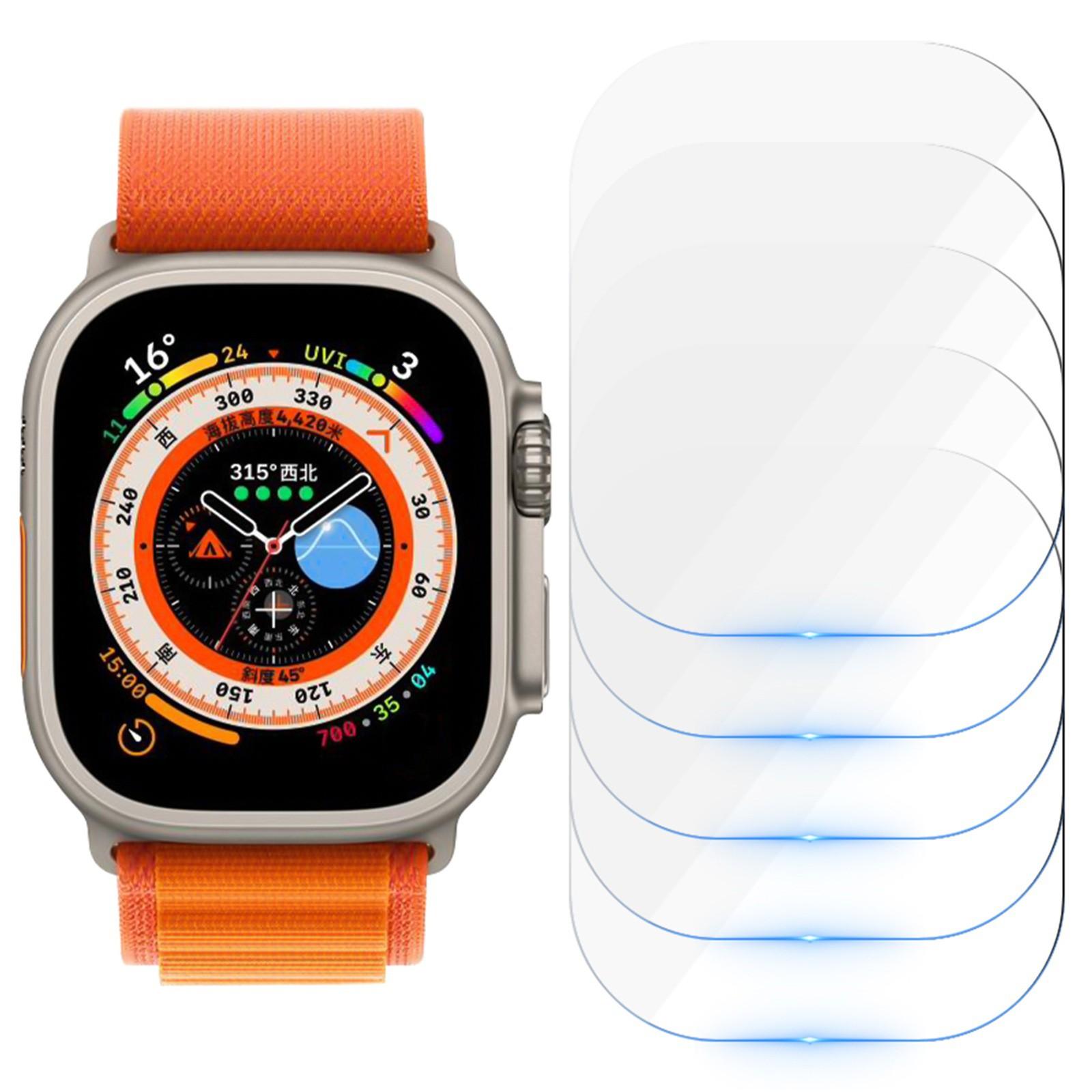 

Закаленное стекло Sagit для A-pple Watch Ultra 49 мм, защитная пленка для экрана от царапин для A-pple Watch 8 Pro, 49 мм, умные часы One Size