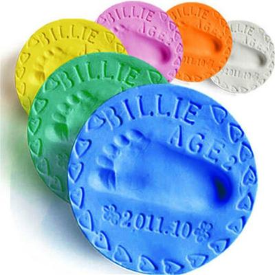Knete Babypflege Lufttrocknen Handabdruck Fußabdruck Abdruck Kind Casting DIY Werkzeug 1 Stk