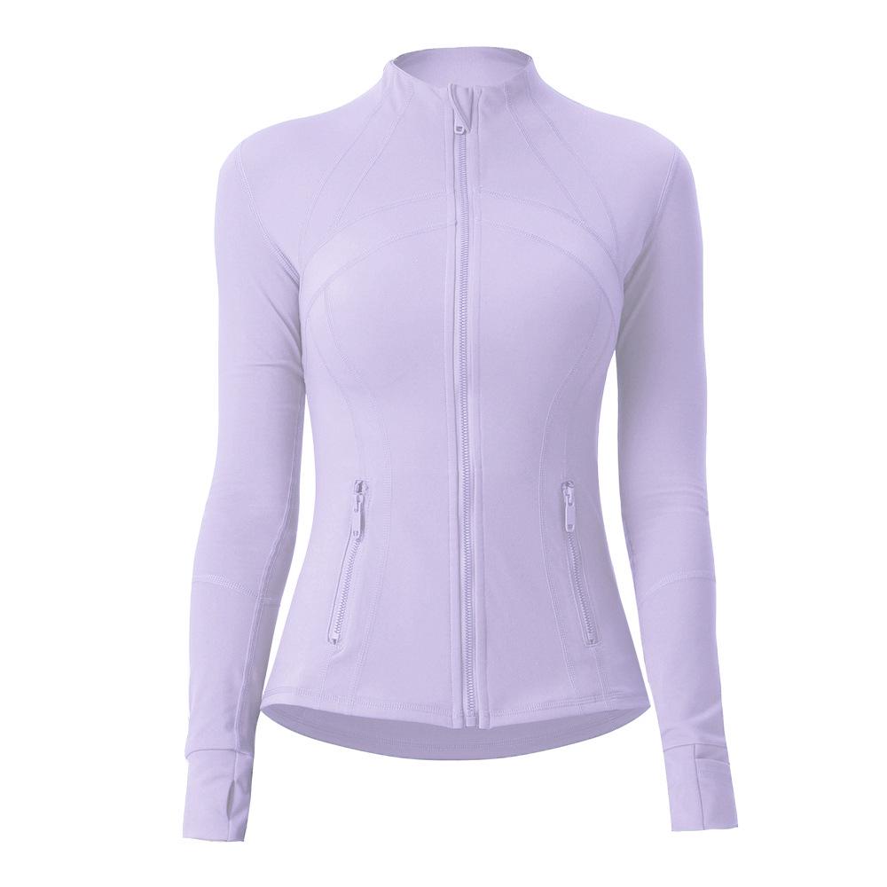 Women's Slim-Fit Double-Sided Brushed Yoga Jacket