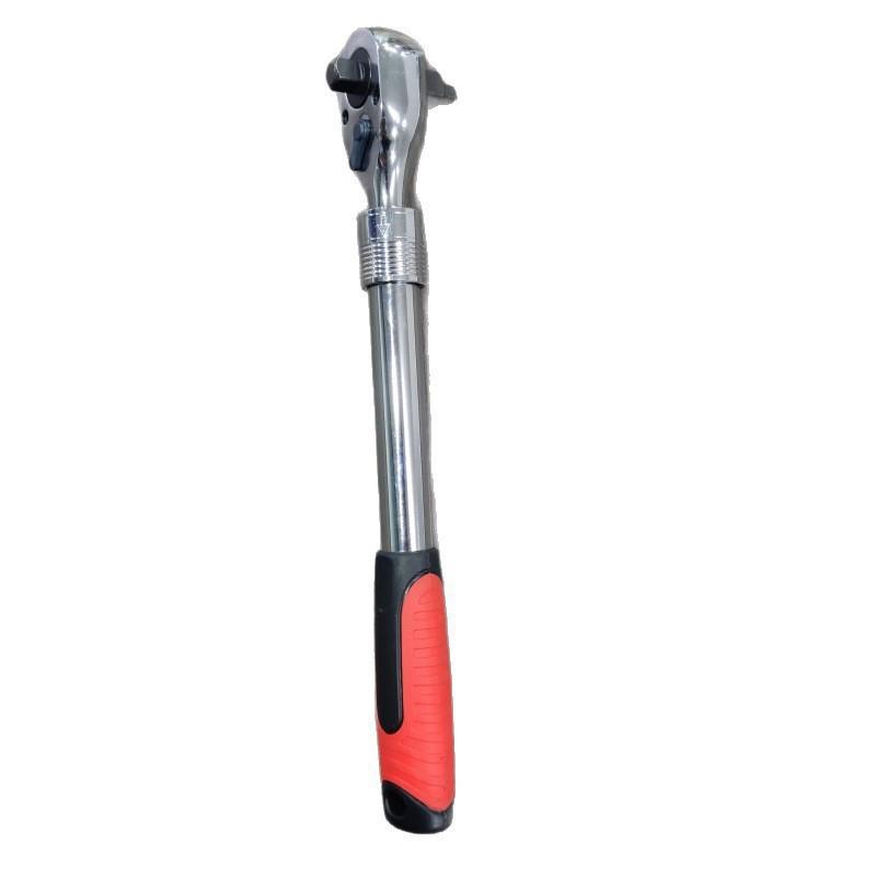 Telescopic 72-Tooth Three-in-One Quick Release Ratchet Wrench for Auto Repair
