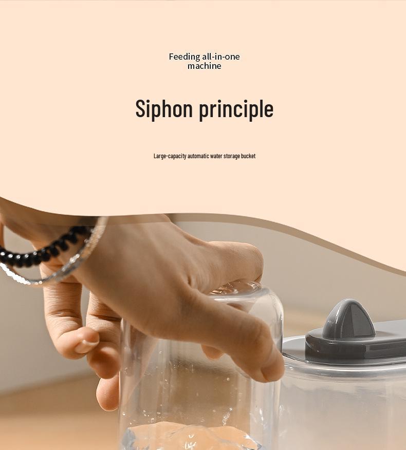 Automatic Double Bowl Cat & Dog Feeder with Drinker