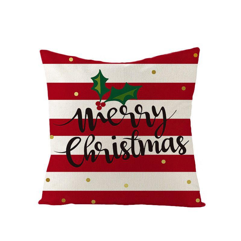 Festive Multicolor 18" Christmas Cushion Cover Ideal For Home And Office Decor