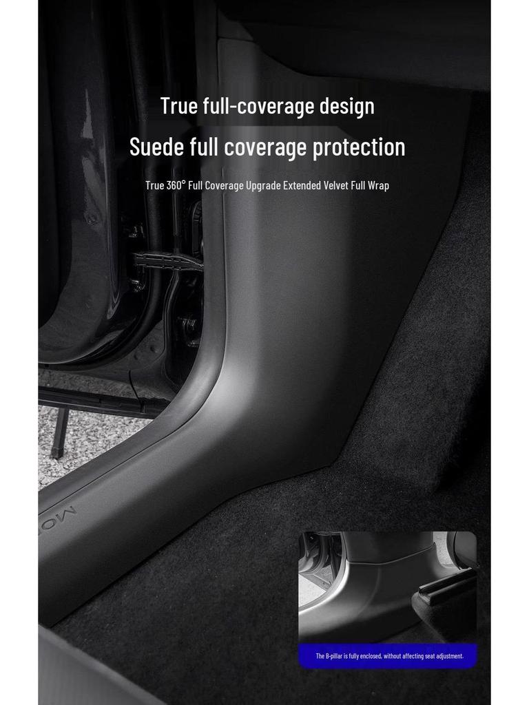 Tesla Model/Y Dedicated Threshold Strips and Anti-Kick Door Sill Protectors