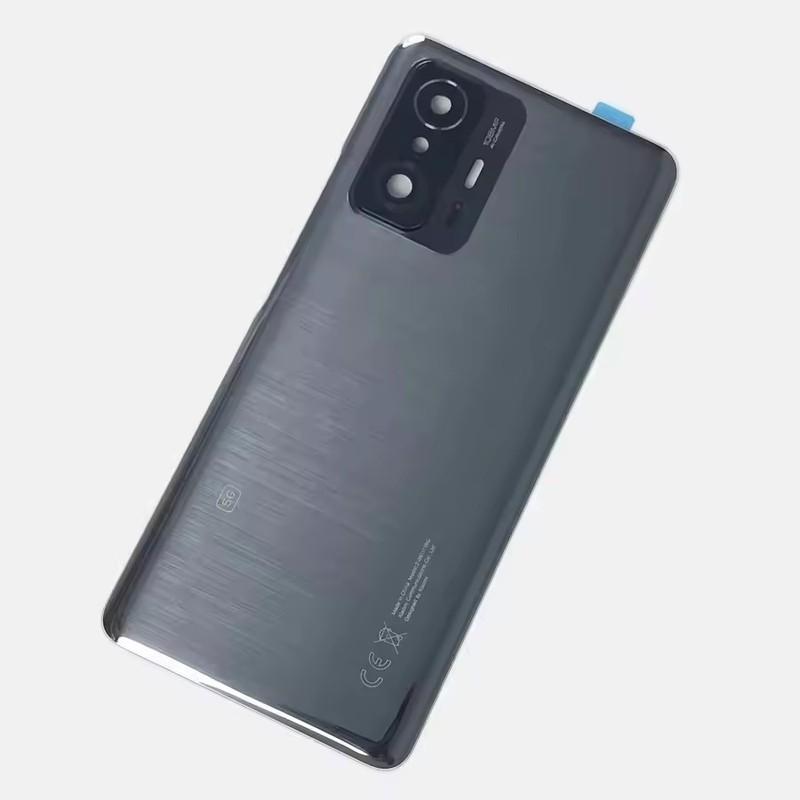 Battery Back Cover For Xiaomi Mi 11T Pro 11T 5G Rear Housing Replacement With Camera Lens