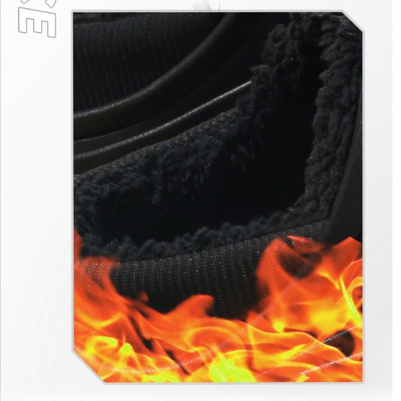 Winter Men's Warm Slippers Cotton Slippers Wrap Heels Outdoor Indoor Warm Shoes Men Home Bedroom Plush Warm Slippers 38-45