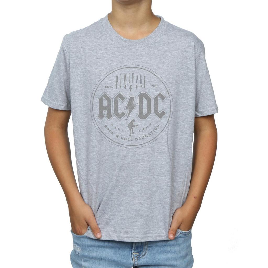 AC/DC Boys Rock N Roll Damnation Black T-Shirt