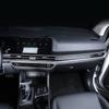 Carbon Fiber Dashboard Middle Center Console Cover Trim Strip Car Interior For Kia Sportage NQ5 2026 Accessories LHD