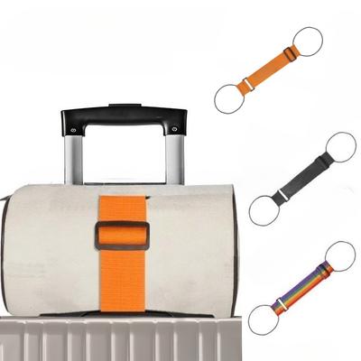 Durable Nylon Elastic Luggage Straps - Adjustable, Suitable for Suitcases, Backpacks,Equipped with Safety Ties To Prevent Loss.