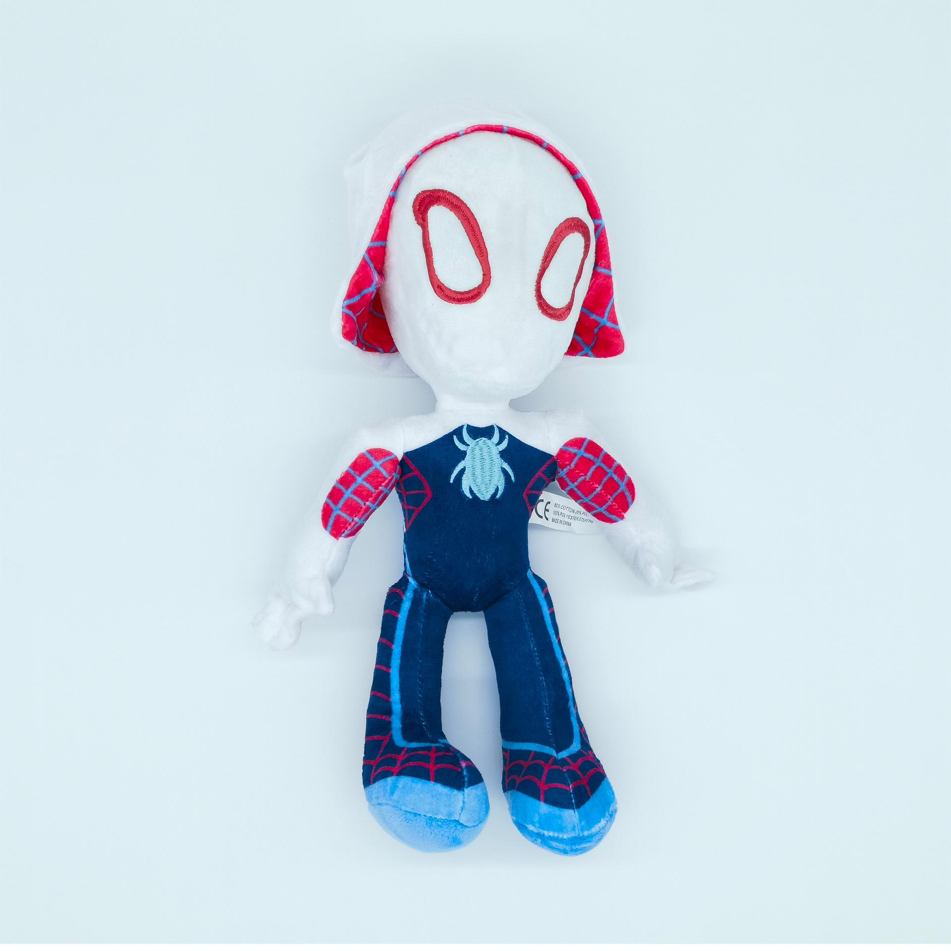 Parallel Universe Spider Pendant: Red, Black & White Spider Plush