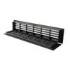 La Ventilazione La Ventilation Pt489 N Grille De Ventilation En Plastique Rectangulaire 480 X 98 Mm Télescopique,