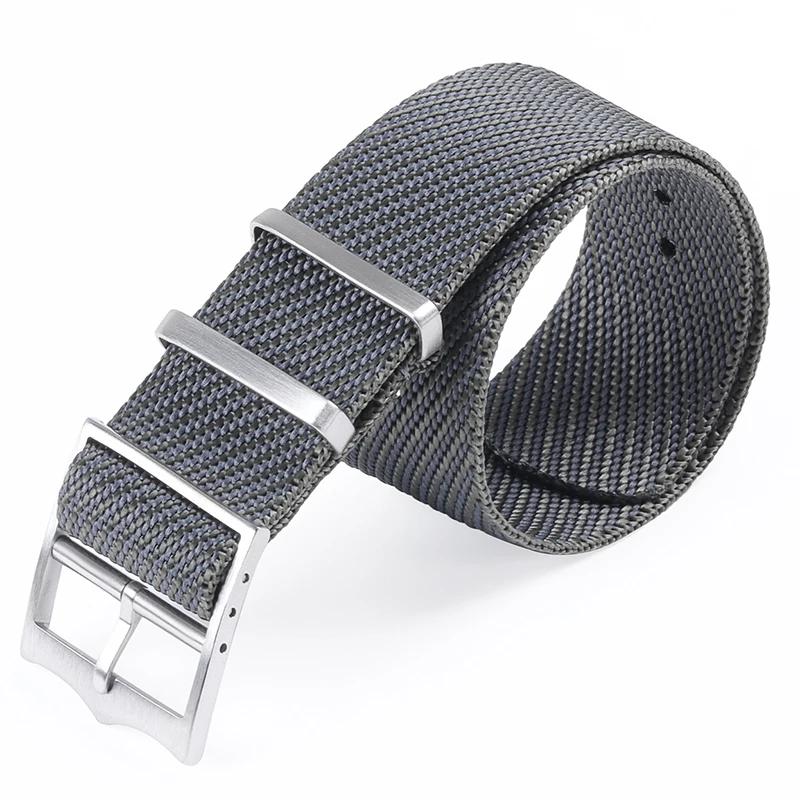 High Density Canvas Nylon Watchband for Rolex 20mm 22mm Replacement Bracelet for Seiko Universal Belt Wristband Watch Accessory