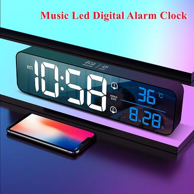 Smart LED Uhr Nacht Digital Wecker Desktop Tisch Elektronische Schreibtisch Uhr Snooze Schreibtisch Uhr Wake Up Wecker Digital