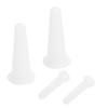 4Pcs Silicone Massage Cup Moisture Absorption Jar Face Cupping Cup Body Health Care