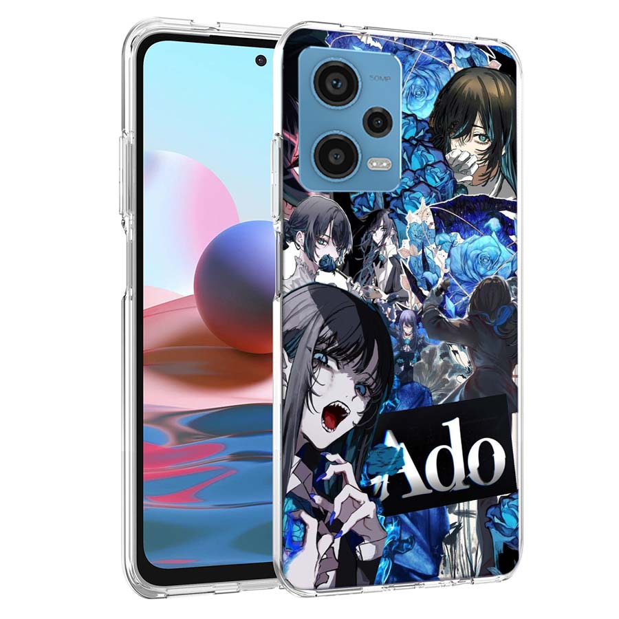 

Ado Album Kyogen Phone Case For Redmi Note 13 12 14 15 Pro Plus 13R 11 11T 11E 11S 10 Pro 10S 9 9S Cover Cell Clear TPU Capa Cas Redmi Note 13 5G
